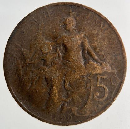 1899 France 5 Centimes Coin | Collectable Grade