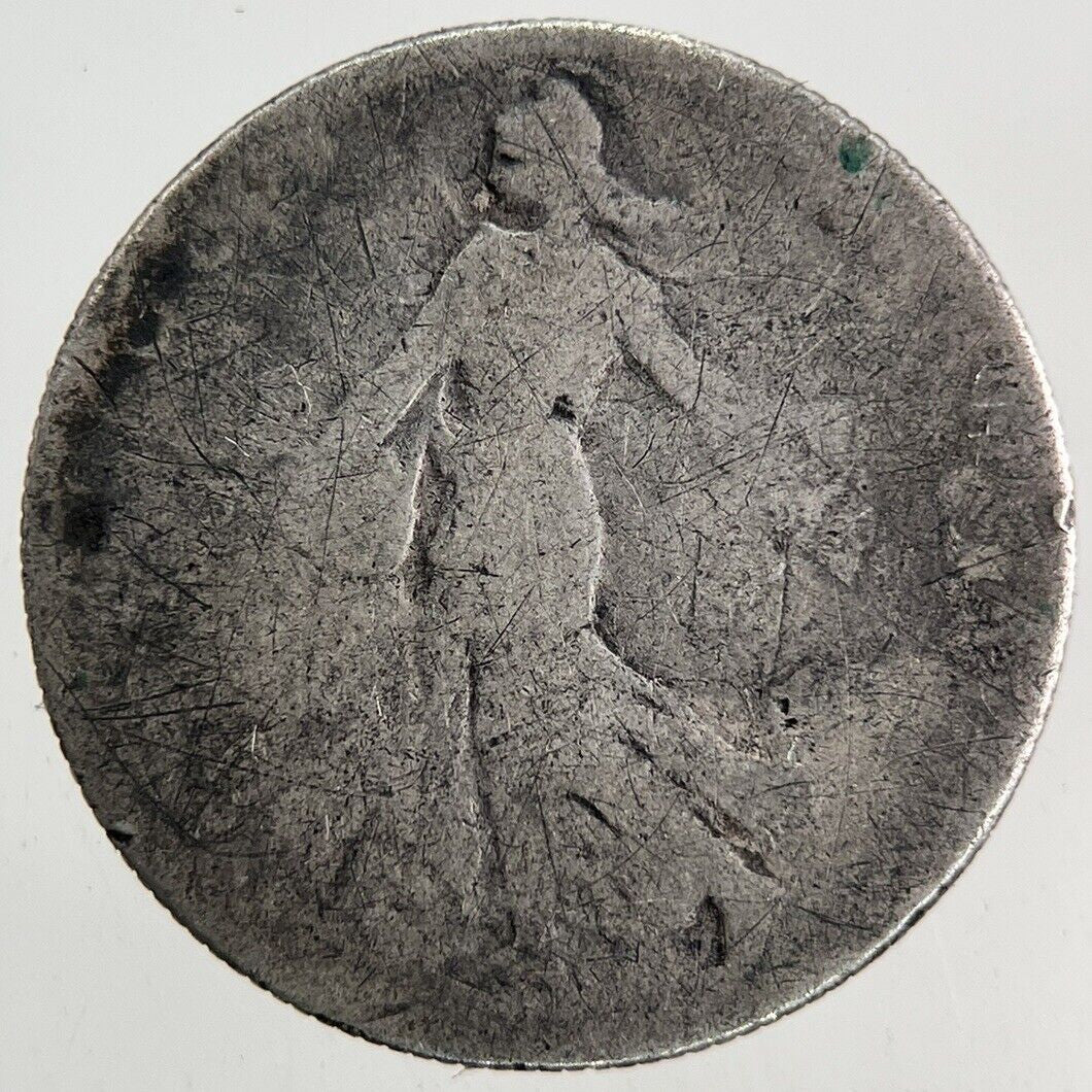 1899 France 50 Centimes Silver Coin | Fair Grade
