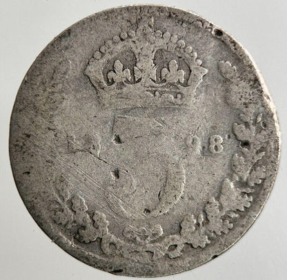 1898 Victoria Threepence Silver Coin | Fair Grade