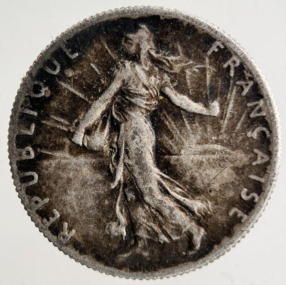 1899 France 50 Centimes Silver Coin | Fine Collectable Grade