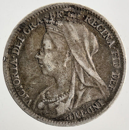 1898 Victoria Threepence Silver Coin | Fine Collectable Grade