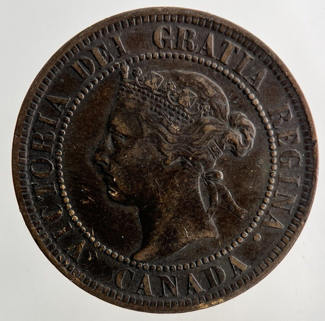 1899 Canada 1 One Cent Coin | Fine Collectable Grade