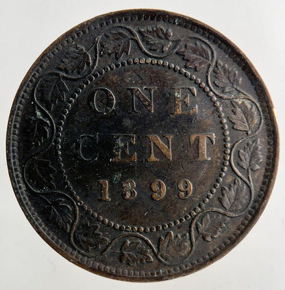 1899 Canada 1 One Cent Coin | Fine Collectable Grade