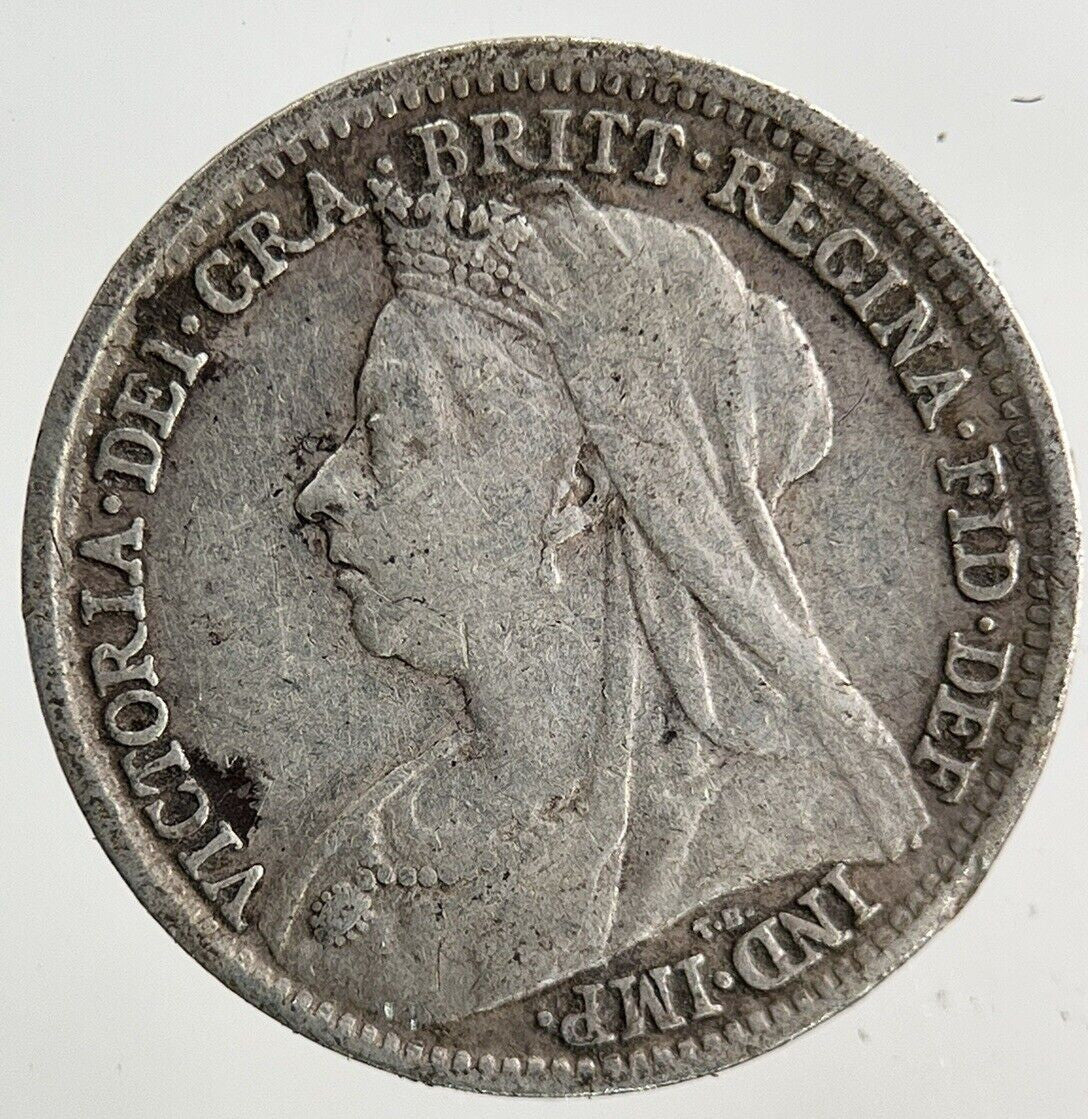 1898 Victoria Threepence Silver Coin | Fine Collectable Grade
