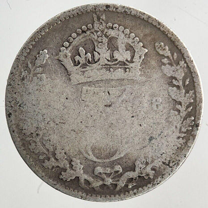 1898 Victoria Threepence Silver Coin | Collectable Grade