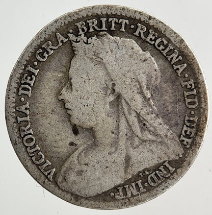 1898 Victoria Threepence Silver Coin | Collectable Grade