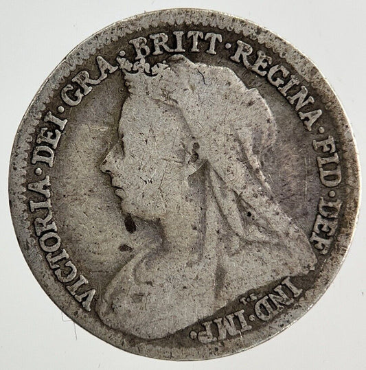 1898 Victoria Threepence Silver Coin | Collectable Grade