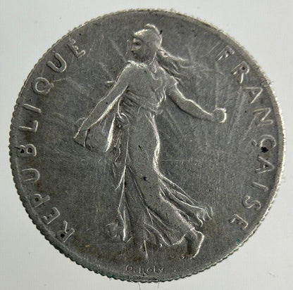 1899 France 50 Centimes Silver Coin | Fine Collectable Grade