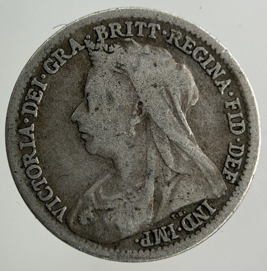 1898 Victoria Threepence Silver Coin | Collectable Grade