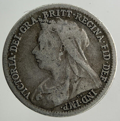 1898 Victoria Threepence Silver Coin | Collectable Grade