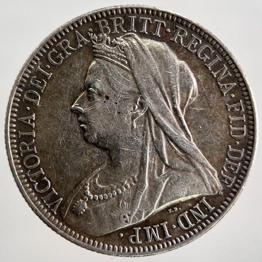 1899 Victoria Florin Silver Coin | Very High Grade | a362