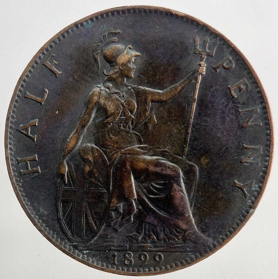 1899 Victoria Half-Penny Coin | Very High Grade