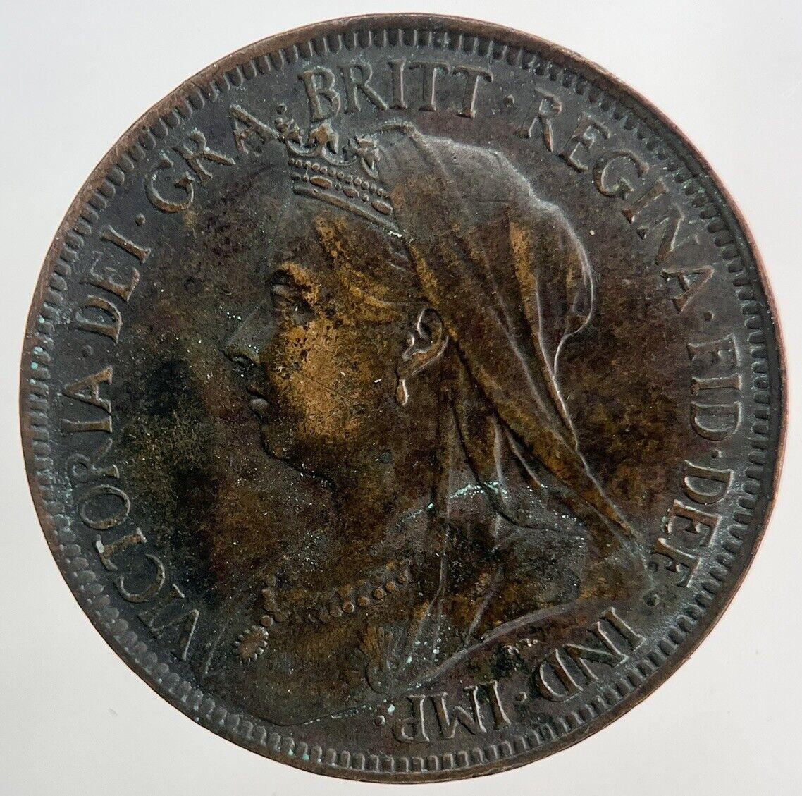 1899 Victoria Half-Penny Coin | Very High Grade