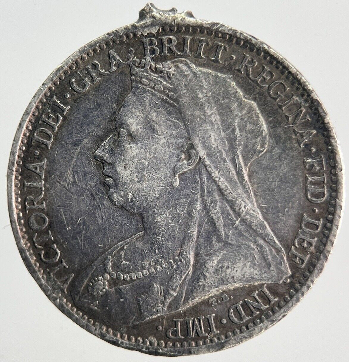 1899 Victoria Maundy Four-Pence Silver Coin | Fine Collectable Grade | a733