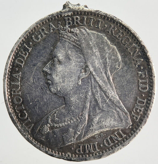 1899 Victoria Maundy Four-Pence Silver Coin | Fine Collectable Grade | a733