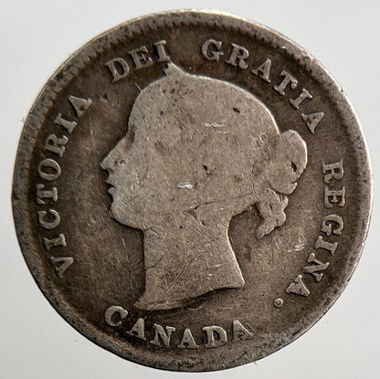 1899 Canada 5 Cents Silver Coin | Collectable Grade | a3802