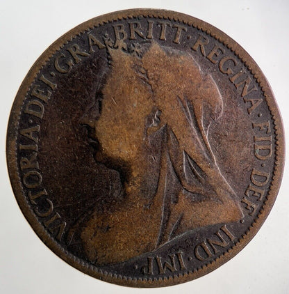 1899 Victoria One Penny Coin | Collectable Grade