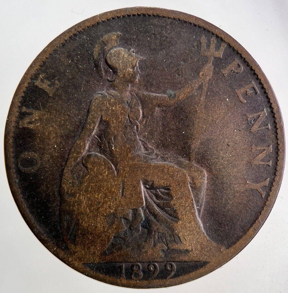 1899 Victoria One Penny Coin | Collectable Grade