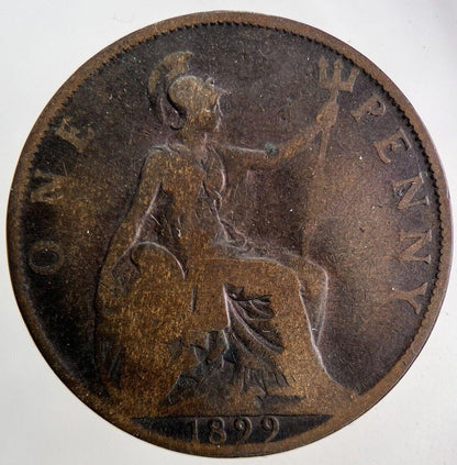 1899 Victoria One Penny Coin | Collectable Grade