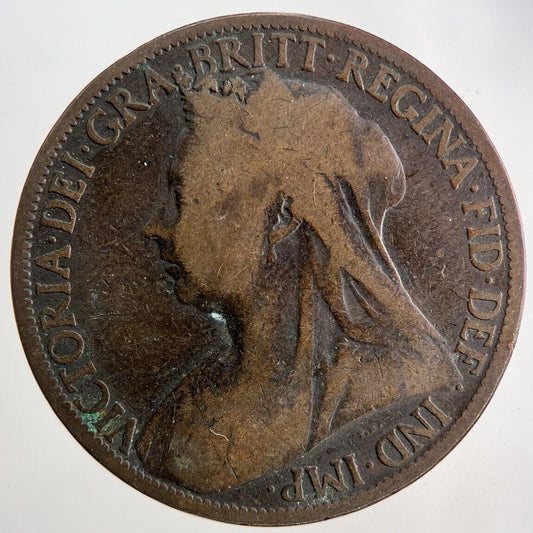 1899 Victoria One Penny Coin | Collectable Grade