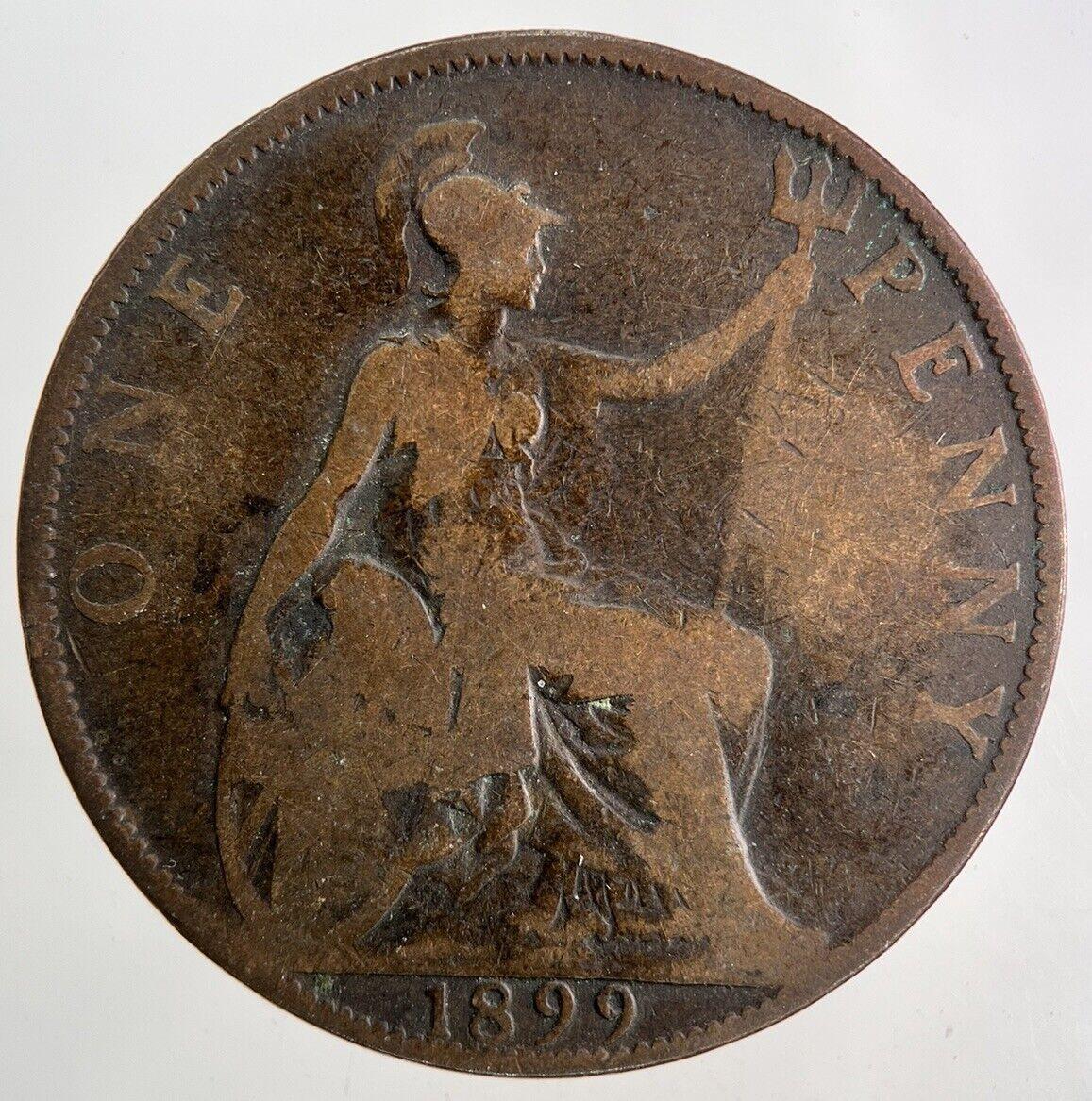 1899 Victoria One Penny Coin | Collectable Grade