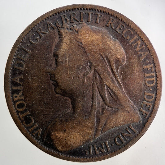 1899 Victoria One Penny Coin | Collectable Grade