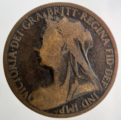 1899 Victoria One Penny Coin | Collectable Grade
