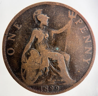 1899 Victoria One Penny Coin | Collectable Grade