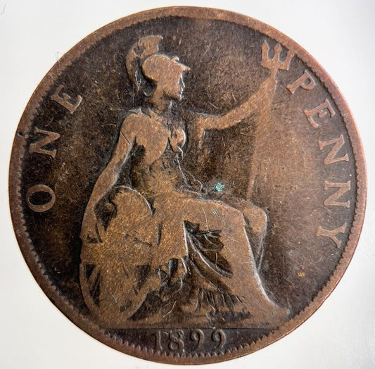 1899 Victoria One Penny Coin | Collectable Grade