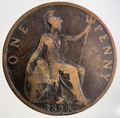 1899 Victoria One Penny Coin | Collectable Grade