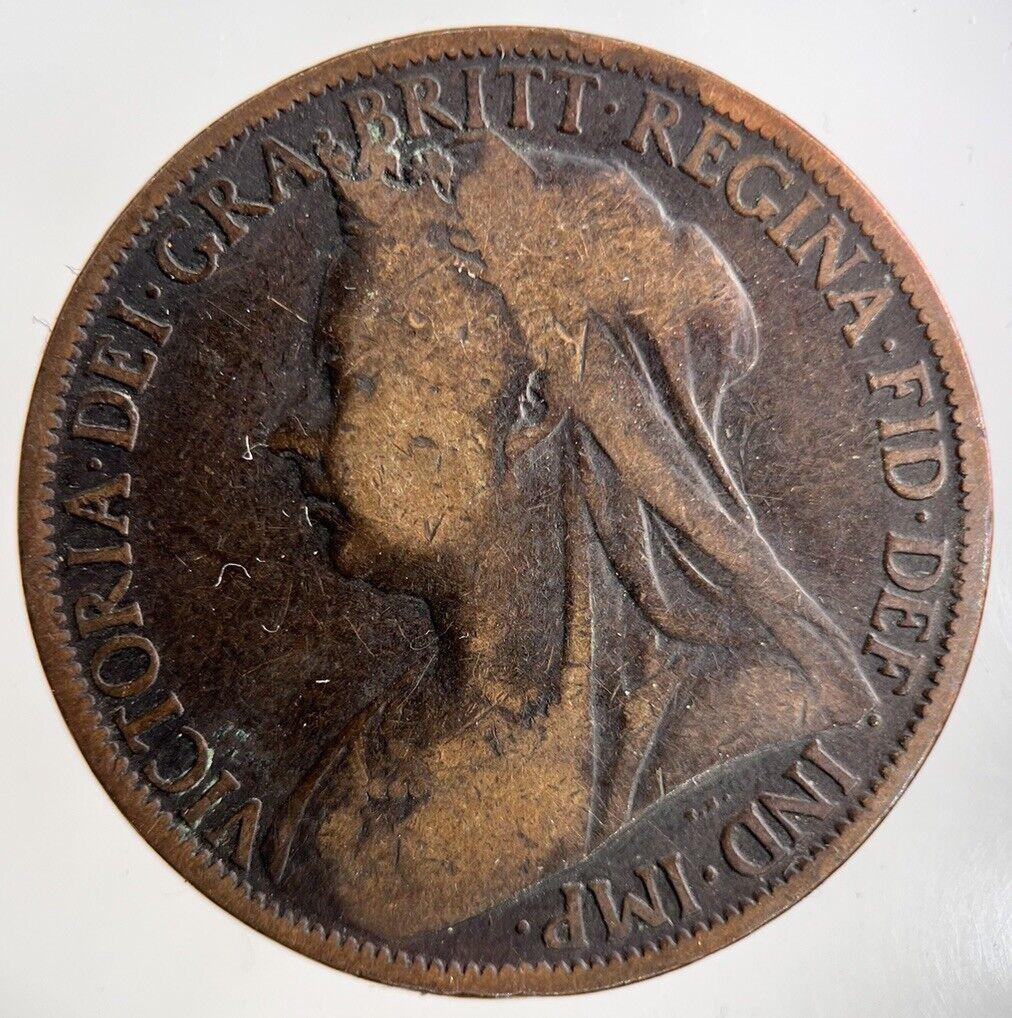 1899 Victoria One Penny Coin | Collectable Grade