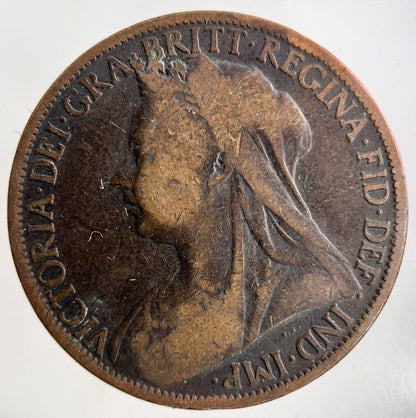 1899 Victoria One Penny Coin | Collectable Grade