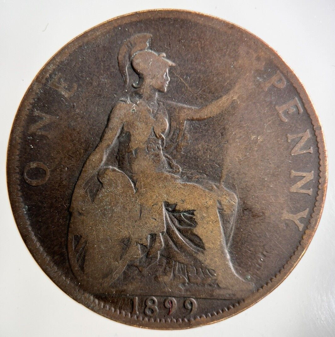 1899 Victoria One Penny Coin | Collectable Grade