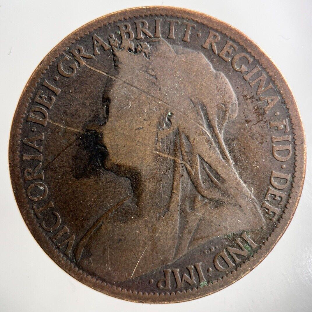 1899 Victoria One Penny Coin | Collectable Grade