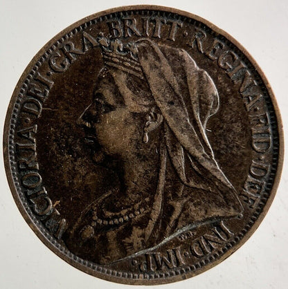 1899 Victoria Farthing Coin | Fine Collectable Grade