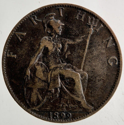 1899 Victoria Farthing Coin | Fine Collectable Grade