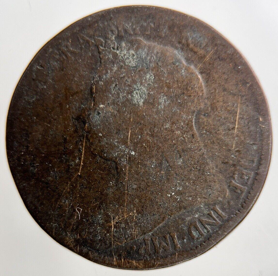 1899 Victoria Half-Penny Coin | Fair Grade