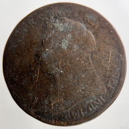 1899 Victoria Half-Penny Coin | Fair Grade