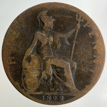 1899 Victoria Half-Penny Coin | Collectable Grade