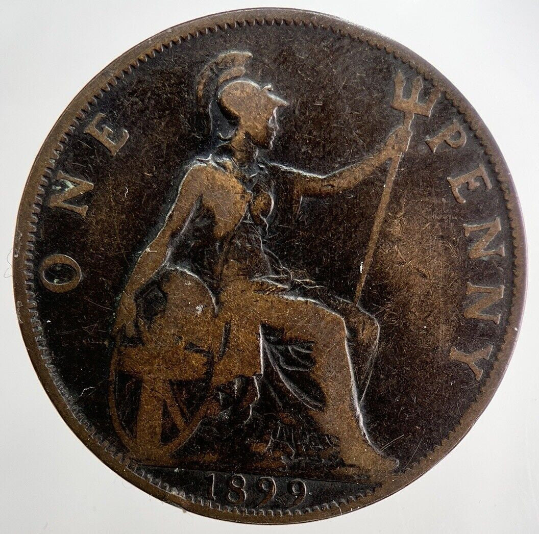1899 Victoria One Penny Coin | Collectable Grade | a7226