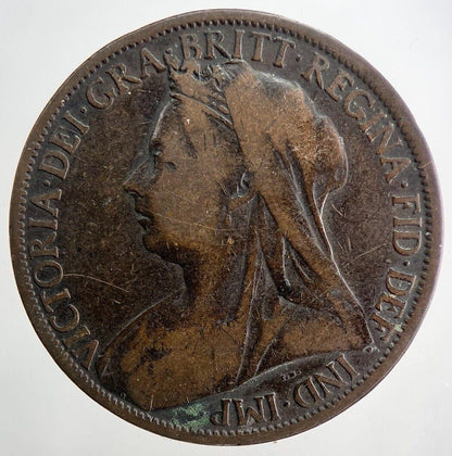 1899 Victoria One Penny Coin | Collectable Grade | a7226