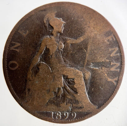 1899 Victoria One Penny Coin | Collectable Grade