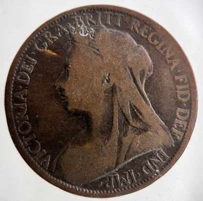 1899 Victoria One Penny Coin | Collectable Grade