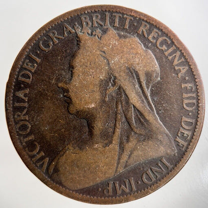 1899 Victoria One Penny Coin | Collectable Grade