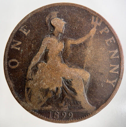 1899 Victoria One Penny Coin | Collectable Grade