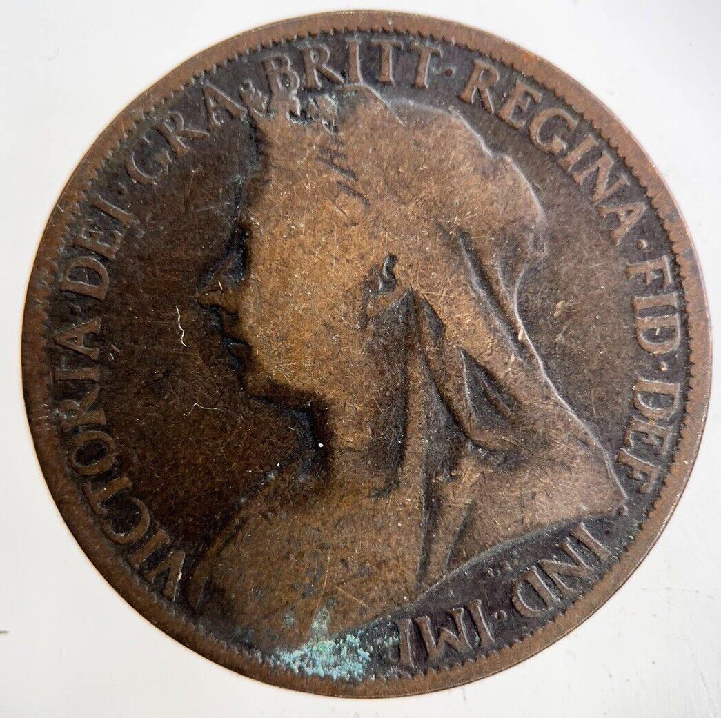 1899 Victoria One Penny Coin | Collectable Grade