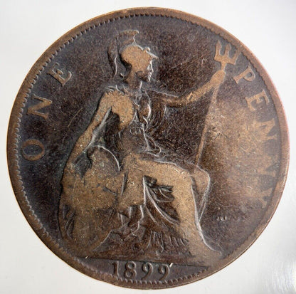 1899 Victoria One Penny Coin | Collectable Grade