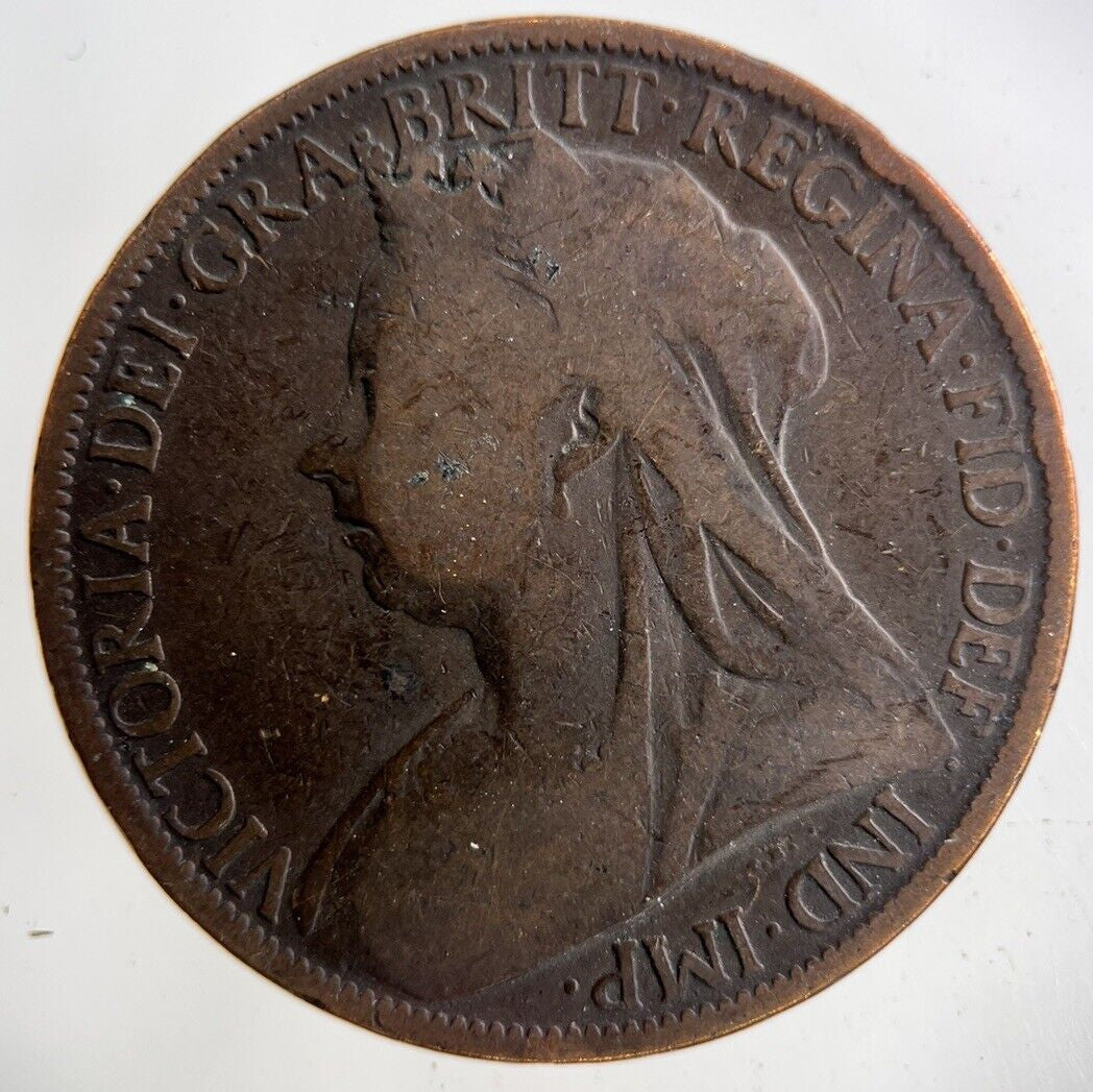 1899 Victoria One Penny Coin | Collectable Grade