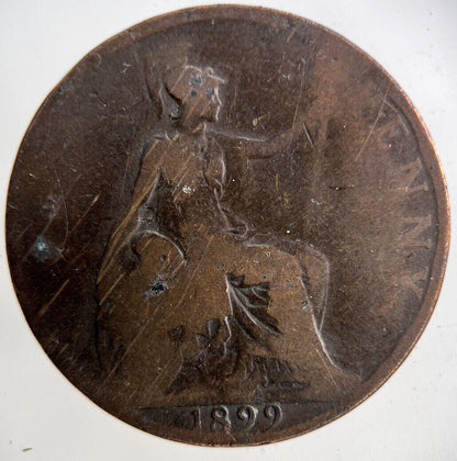1899 Victoria One Penny Coin | Collectable Grade