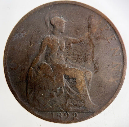 1899 Victoria One Penny Coin | Collectable Grade